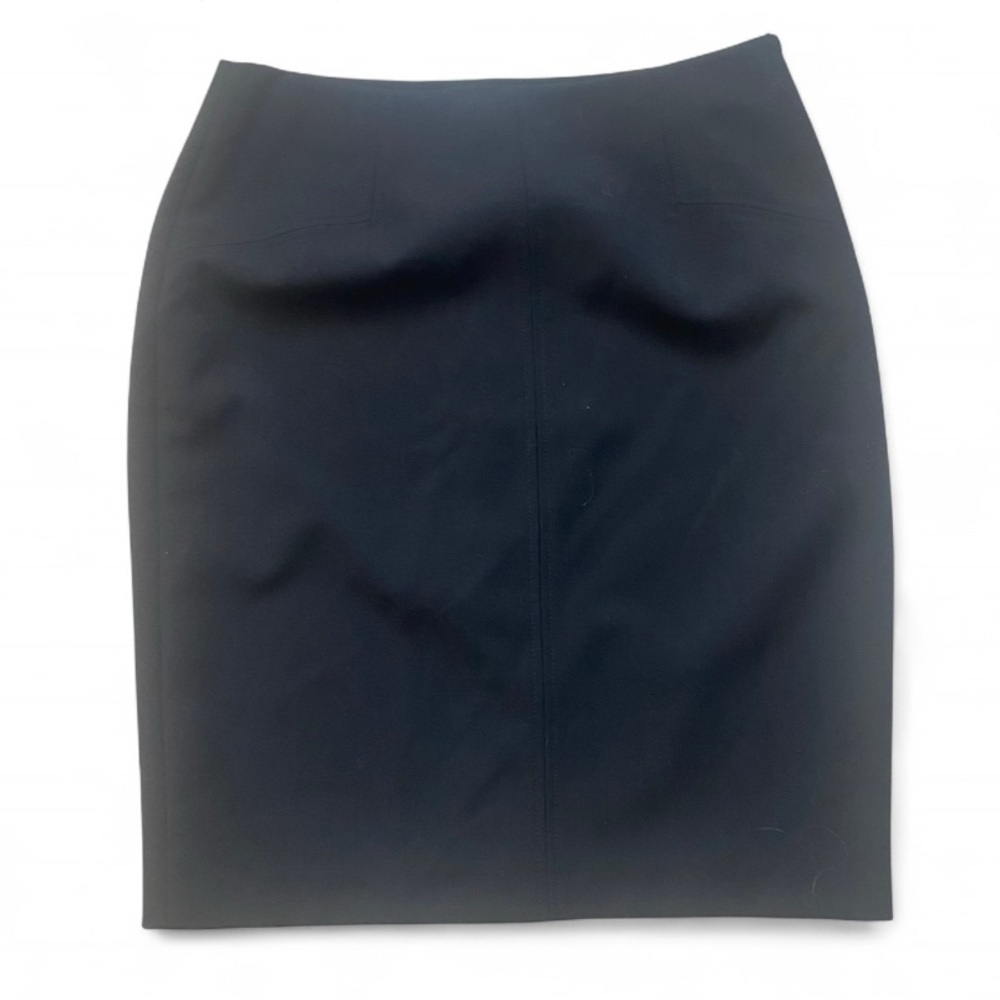 Brooks Brothers Black Pencil Skirt WOOL BLEND CAREER FORMAL